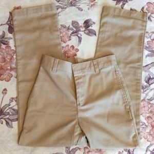 Girl's Khaki Uniform Pants